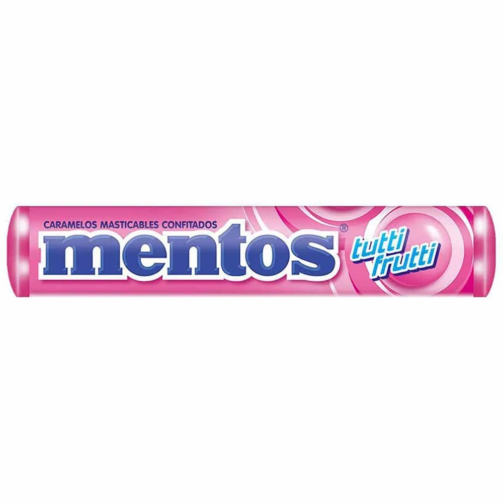 Caramelos Masticables MENTOS Tutti Frutti Paquete 29.04g