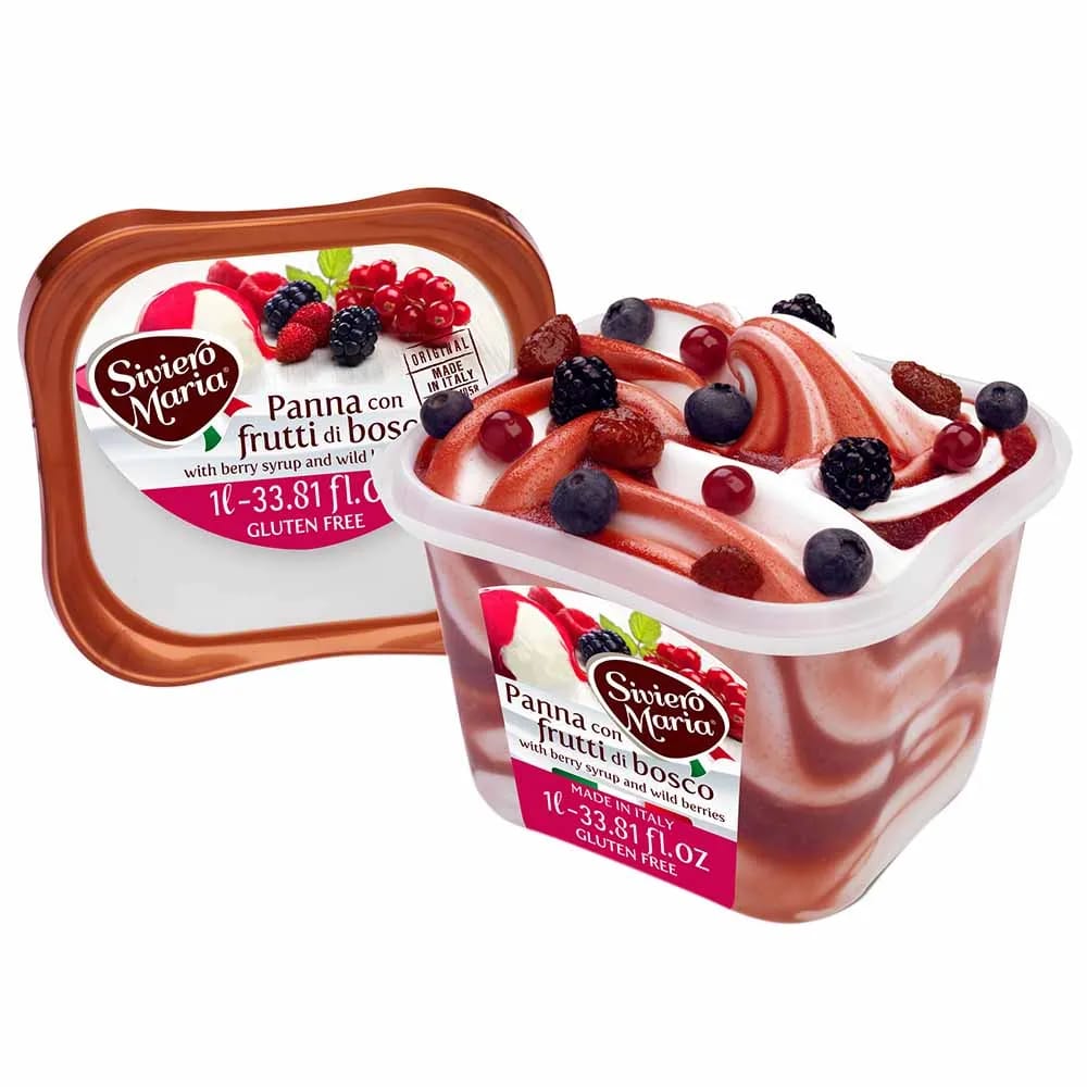 Helado SIVERIO MARIA Panna Frutti Di Bosco Pote 1L
