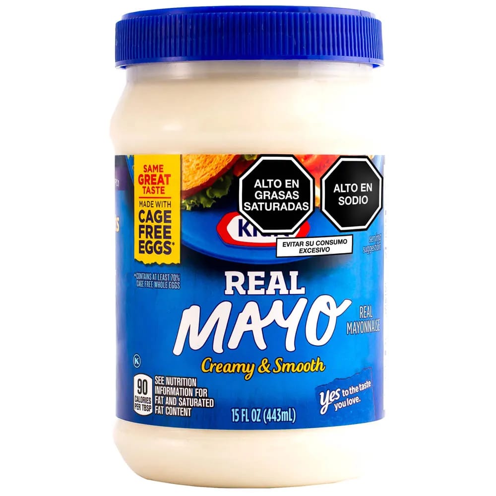 Mayonesa KRAFT Real Mayo Frasco 443ml