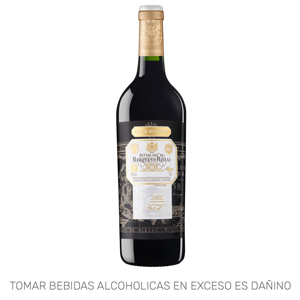 Vino MARQUÉS DE RISCAL Herederos Gran Reserva Tinto 750ml
