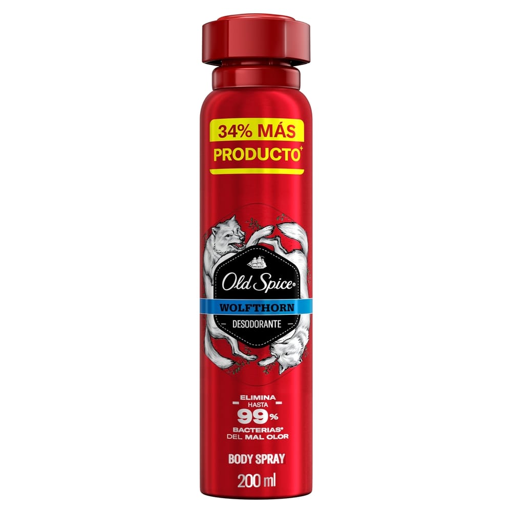 Desodorante para Hombre en Aerosol OLD SPICE Wolfthorn Frasco 129g