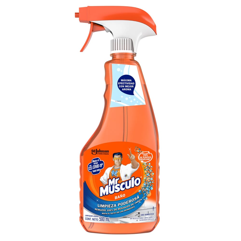Desinfectante para Baño MR. MÚSCULO Total Frasco 500ml