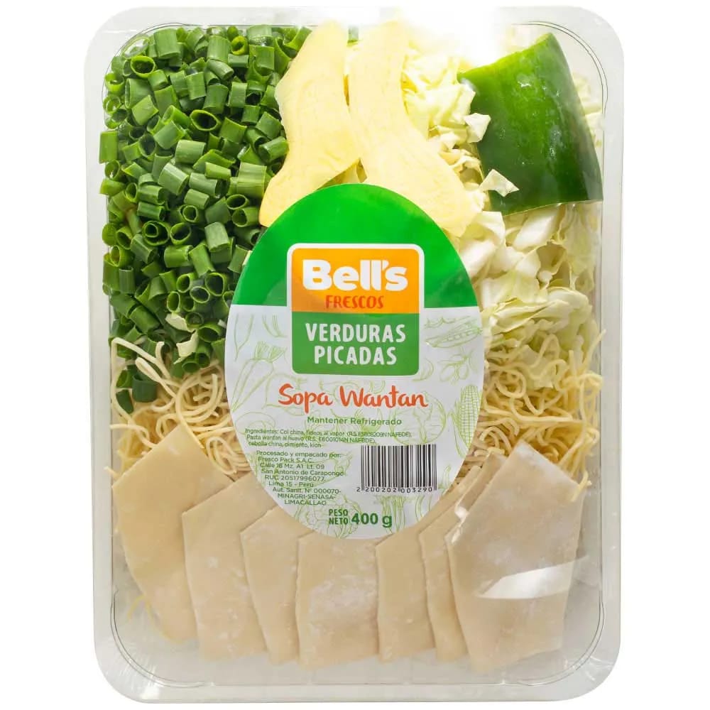 Sopa Wantán BELL'S Bandeja 400g