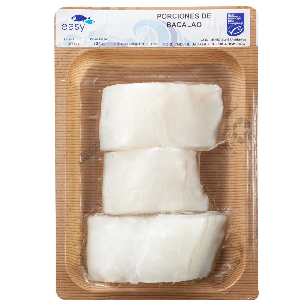 Porciones de Bacalao EASY Congelado 300g