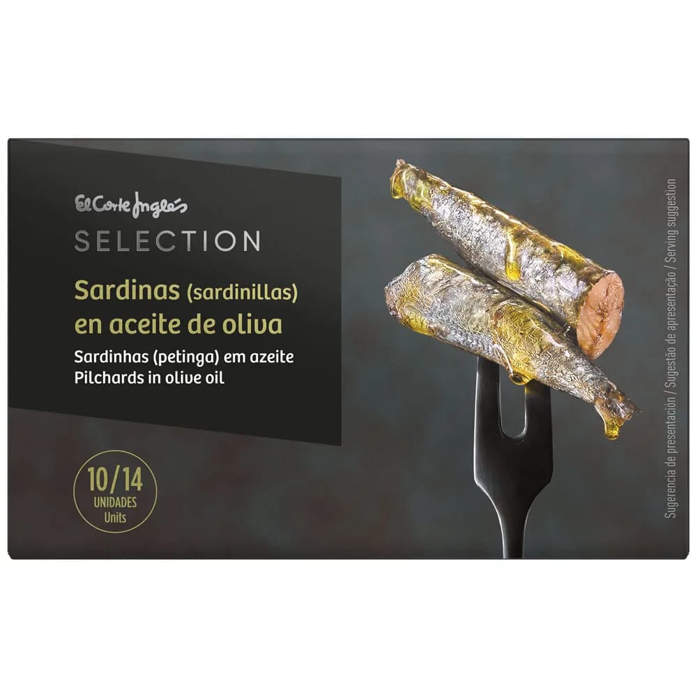 Sardinillas en Aceite EL CORTE INGLÉS Selection Lata 85g