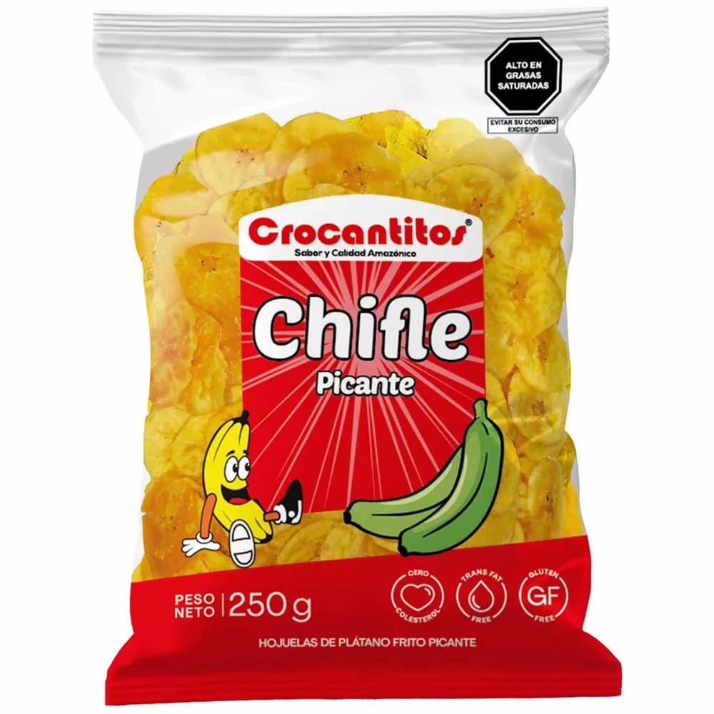 Chifles Picantes CROCANTITOS Bolsa 250g