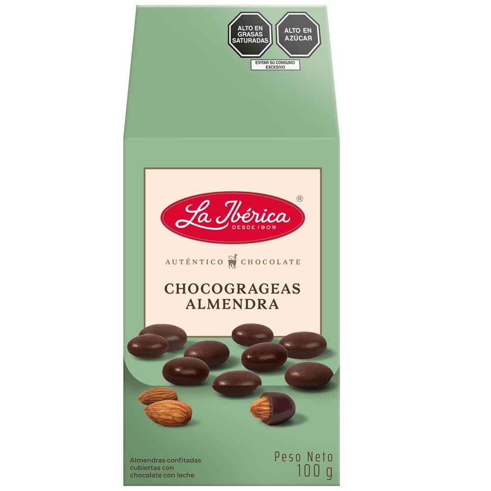 Chocogrageas LA IBÉRICA Almendra Caja 100g