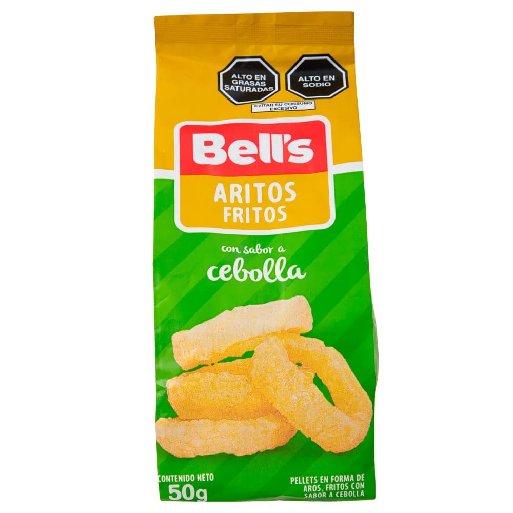 Aros Fritos Sabor a Cebolla BELL'S Bolsa 50g