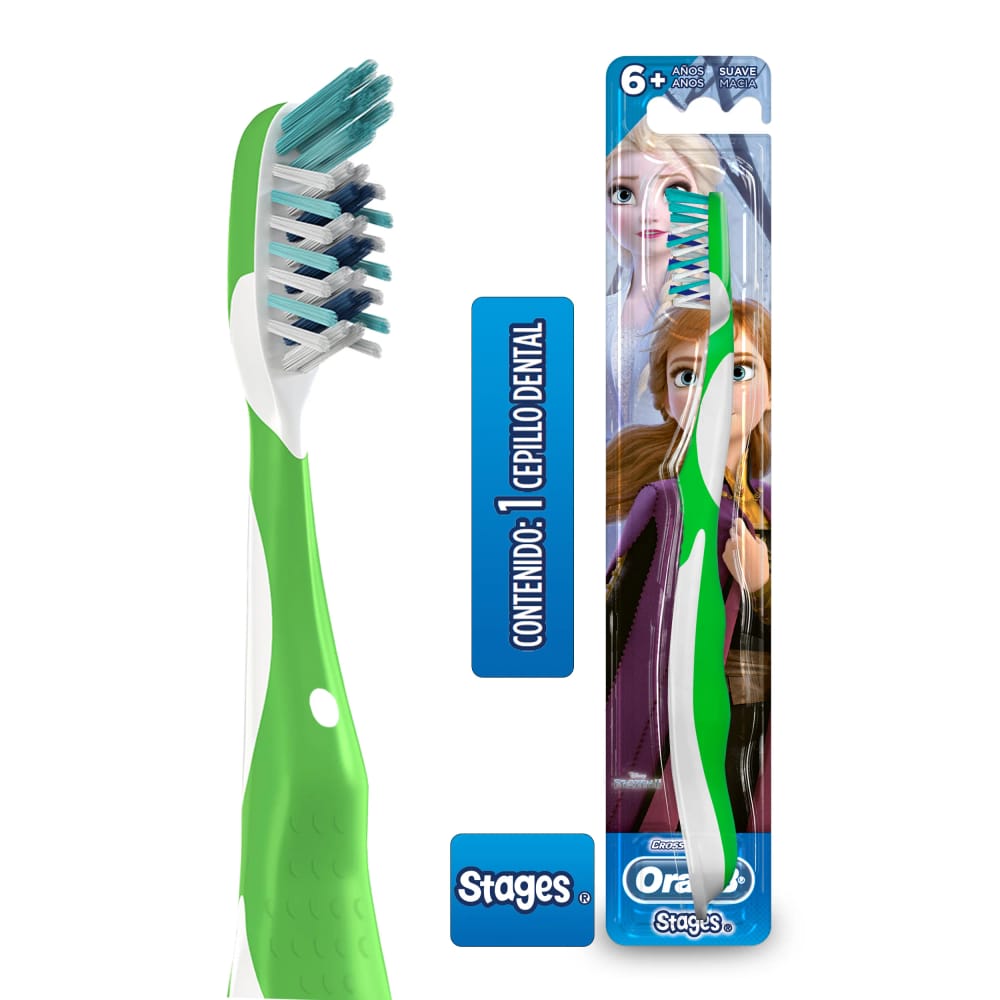 Cepillo de Dientes para Niños ORAL-B Frozen Paquete 1un