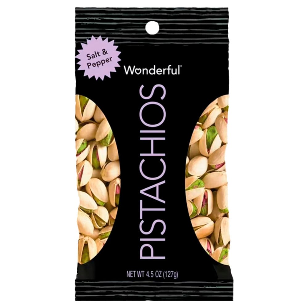 Pistachos Salt & Pepper WONDERFUL Bolsa 127g