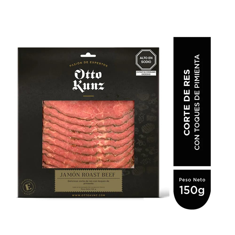 Jamón Roast Beef OTTO KUNZ Paquete 150g