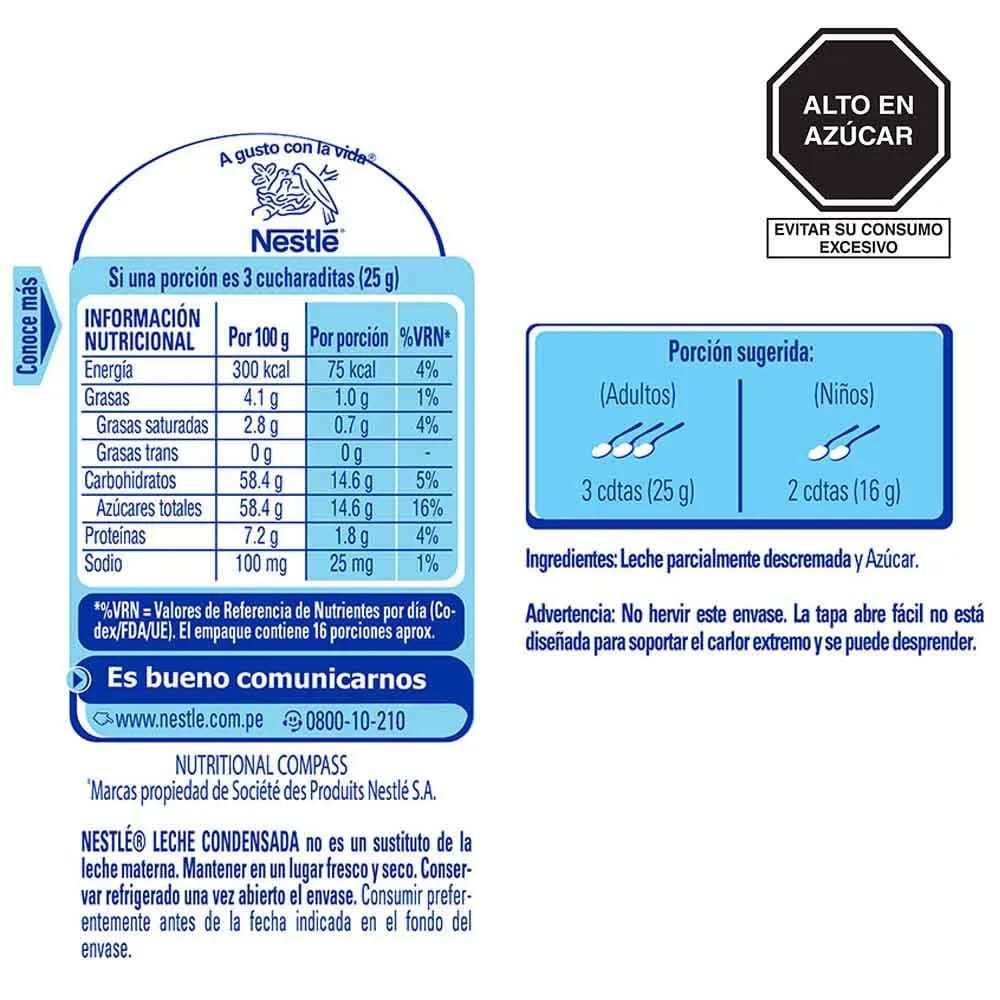 Leche Condensada NESTLÉ Lata 393g