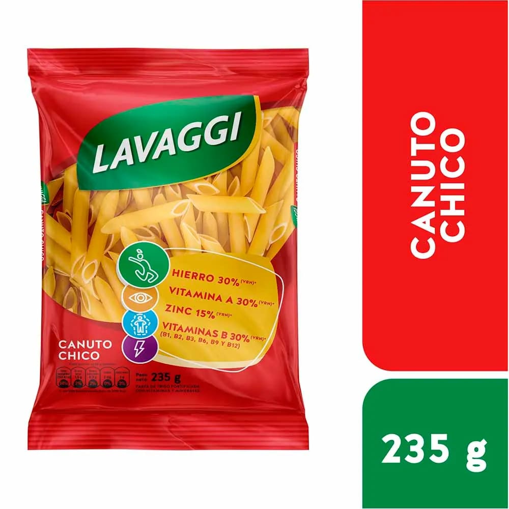 Fideo Canuto Chico LAVAGGI Bolsa 235g