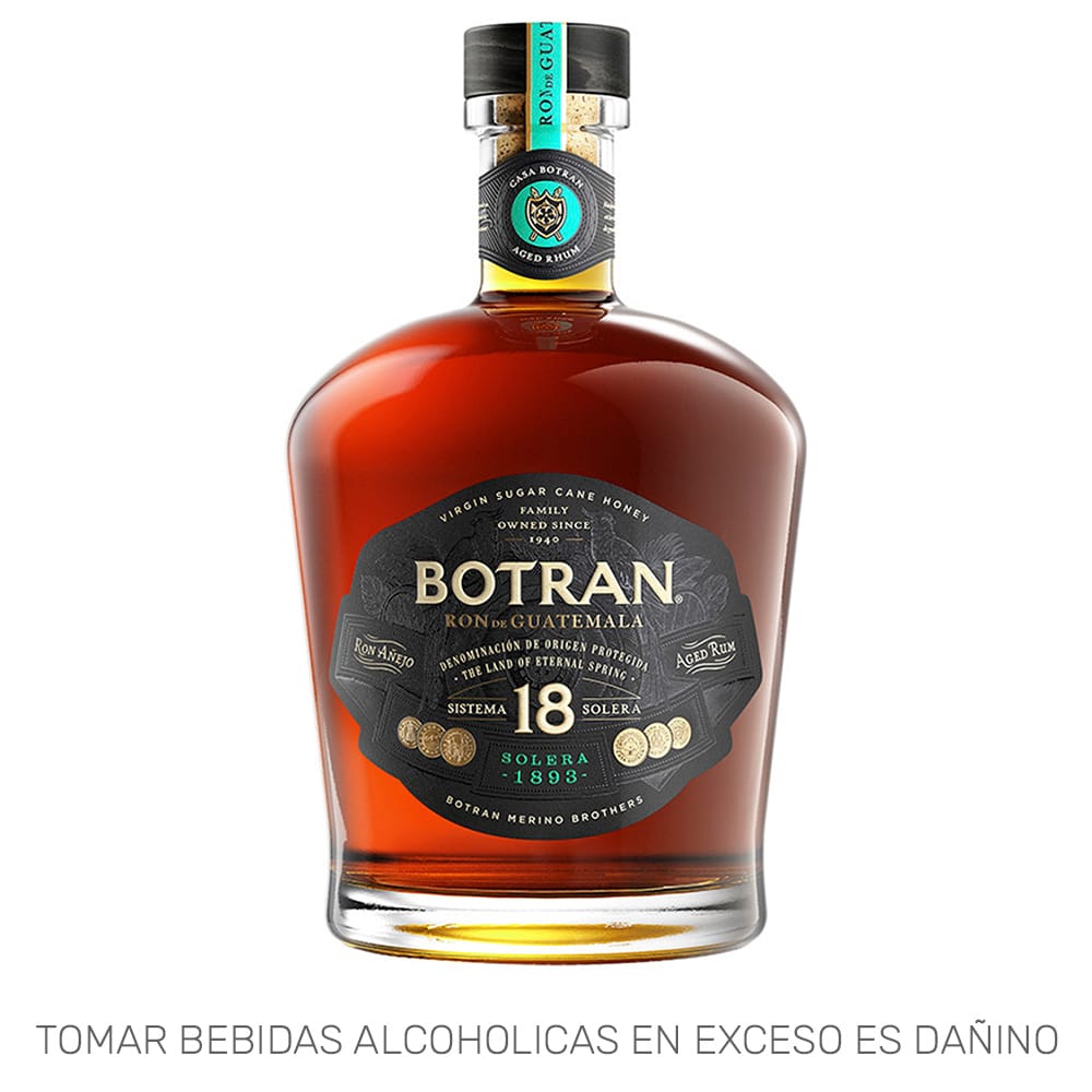 Ron BOTRAN Añejo 18 Solera Botella 750ml