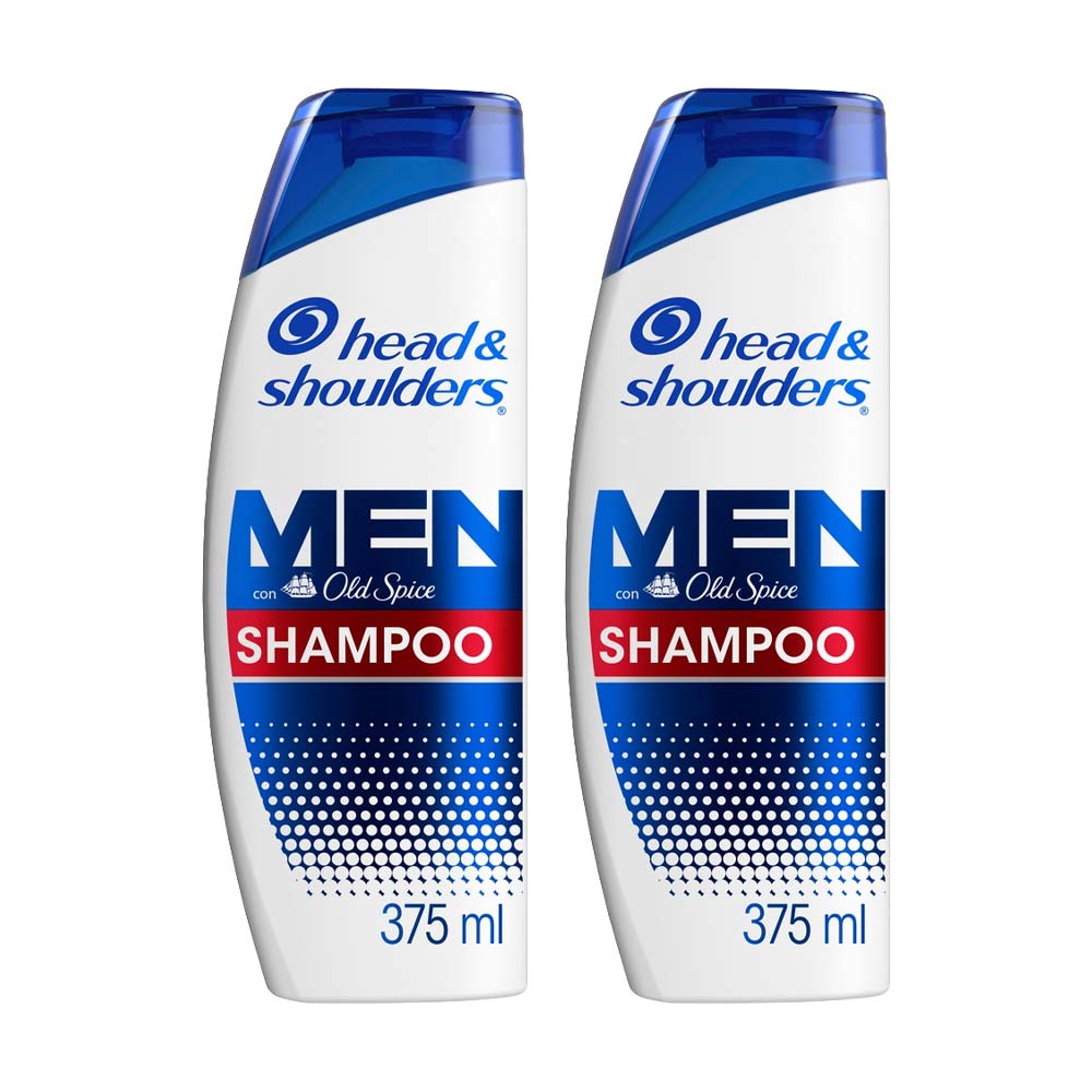 Pack Shampoo H&S Men Old Spice Frasco 375ml x 2un