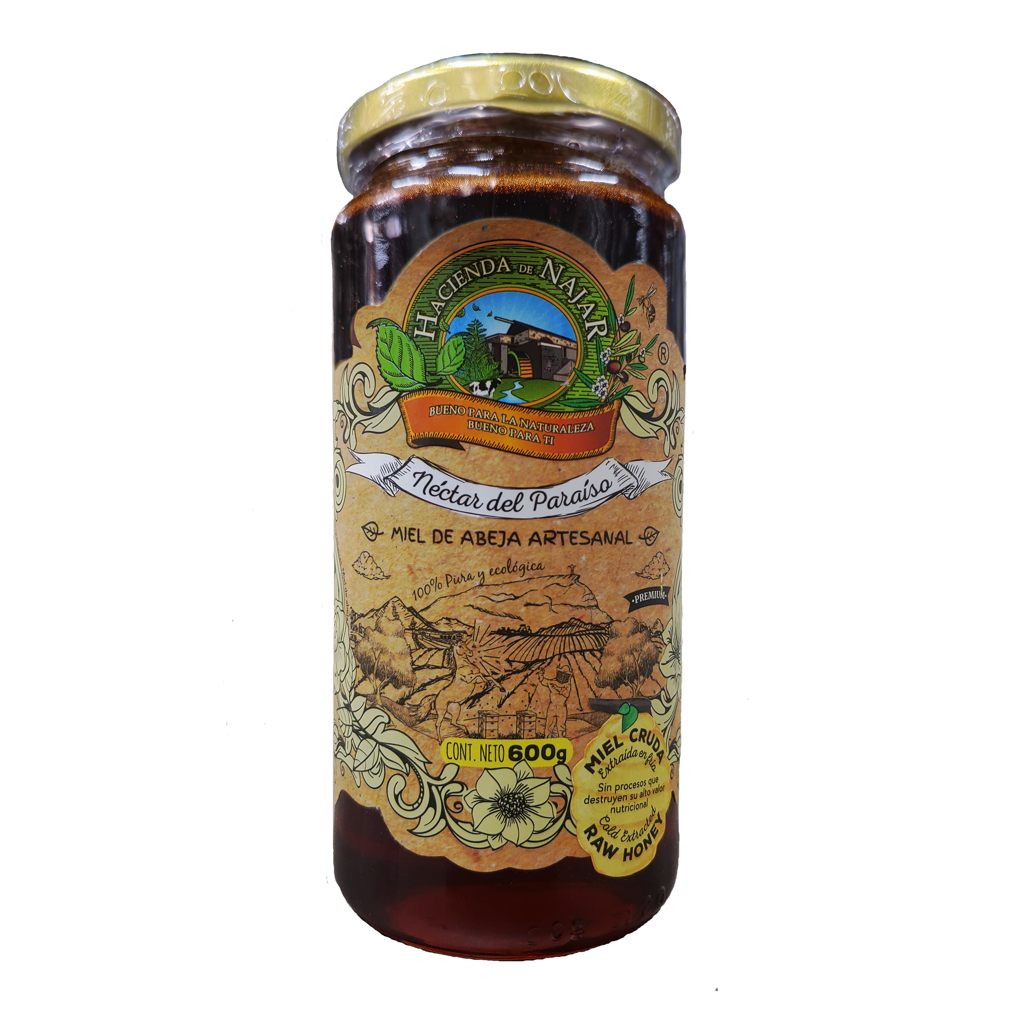 Miel de Abeja HACIENDA DE NAJAR Frasco 600g