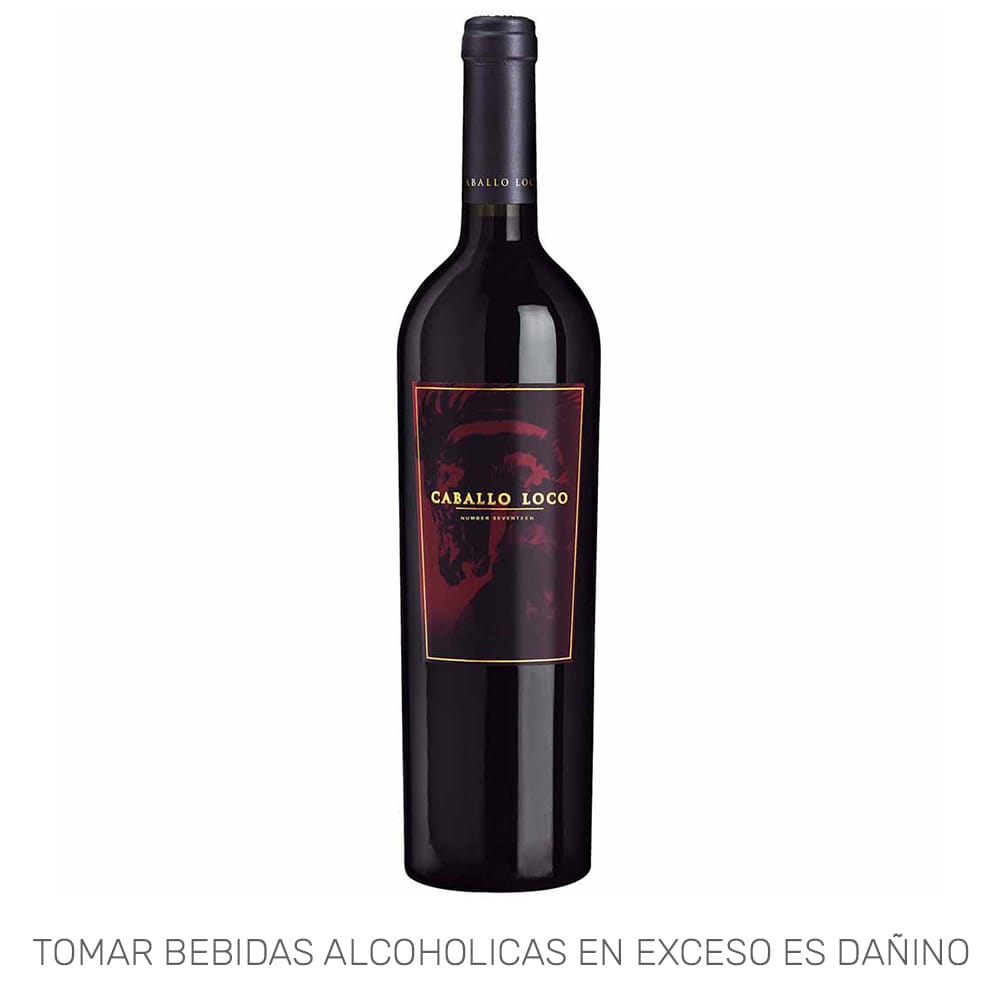 Vino Tinto CABALLO LOCO Number Seventeen Botella 750ml Vino Tinto CABALLO LOCO Numerado Botella 750ml