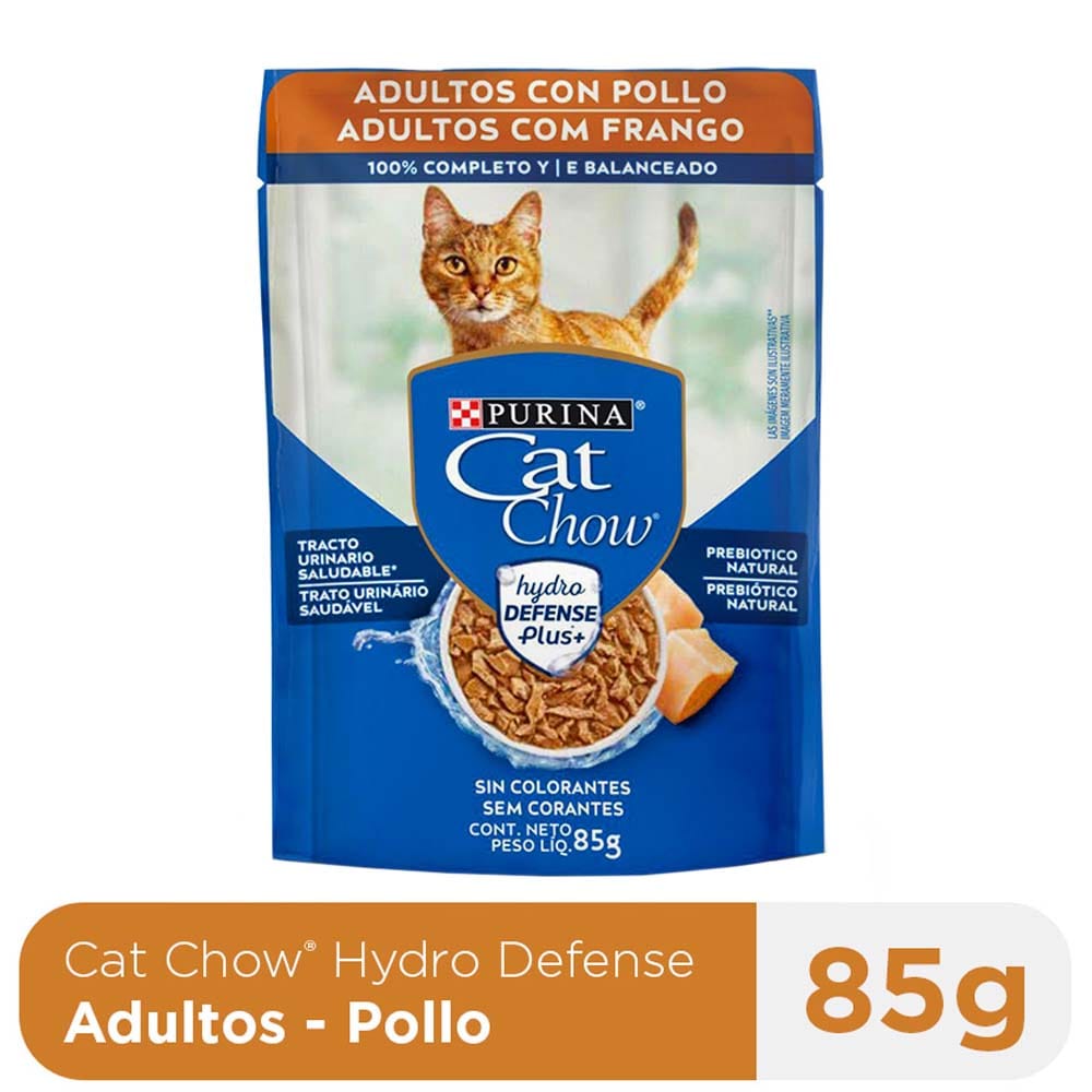 Alimento Húmedo para Gato CAT CHOW Adulto Sabor Pollo Pouch 85g
