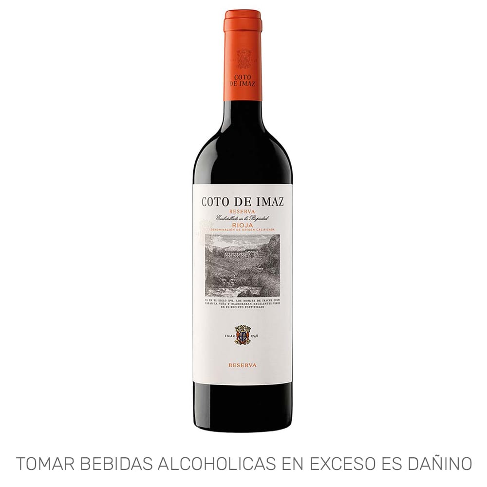 Vino Tinto COTO DE IMAZ Selección Viñedos Tempranillo Reserva Botella 750ml