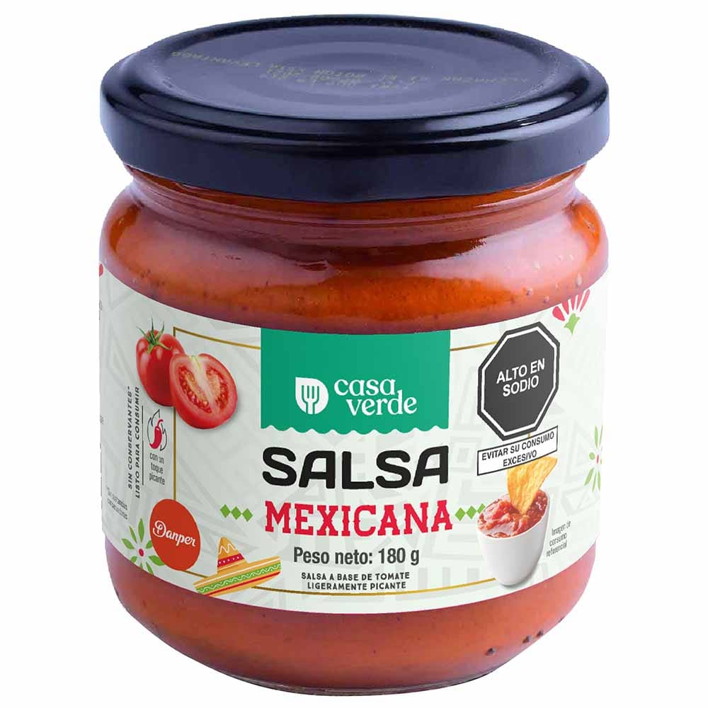 Salsa Mexicana CASA VERDE Frasco 180g