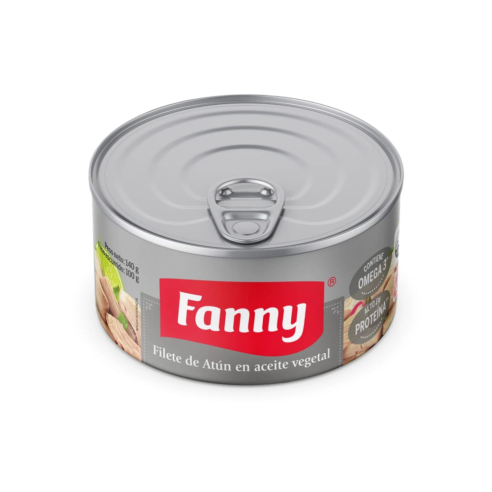 Filete de Atún en Aceite Vegetal FANNY Lata 140g