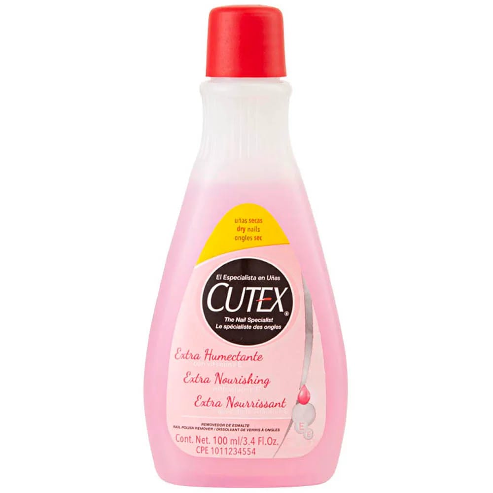 Quita Esmalte CUTEX Humectante Frasco 100ml