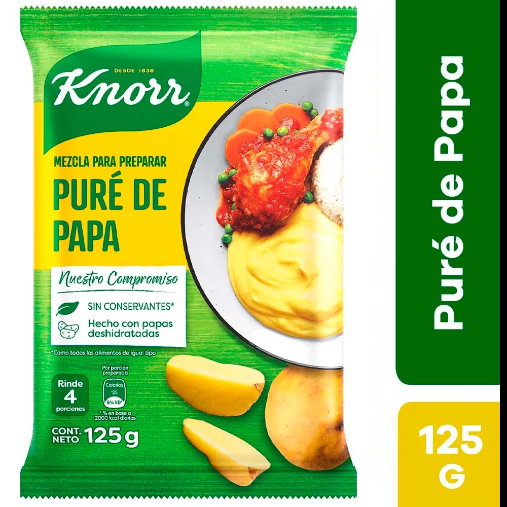 Puré de Papa KNORR Bolsa 125g
