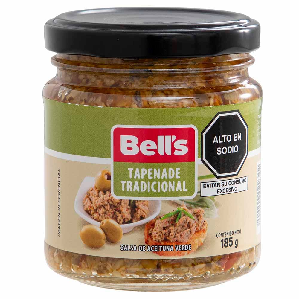 Tapenade Tradicional BELL'S Frasco 185g