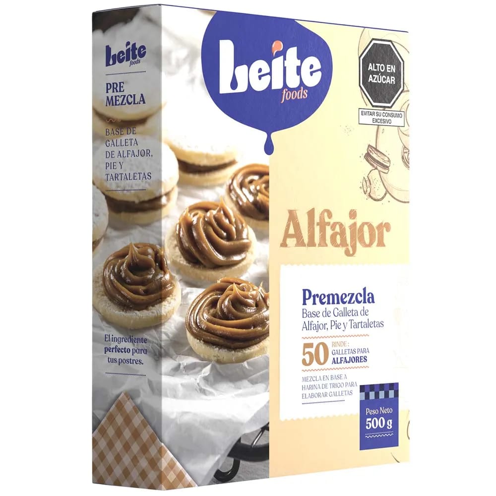 Premezcla Base de Alfajor LEITE Caja 500g