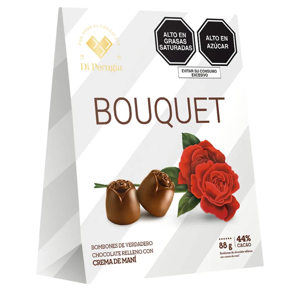 Bombones de Chocolates BRAVI Bouquet Caja 88g