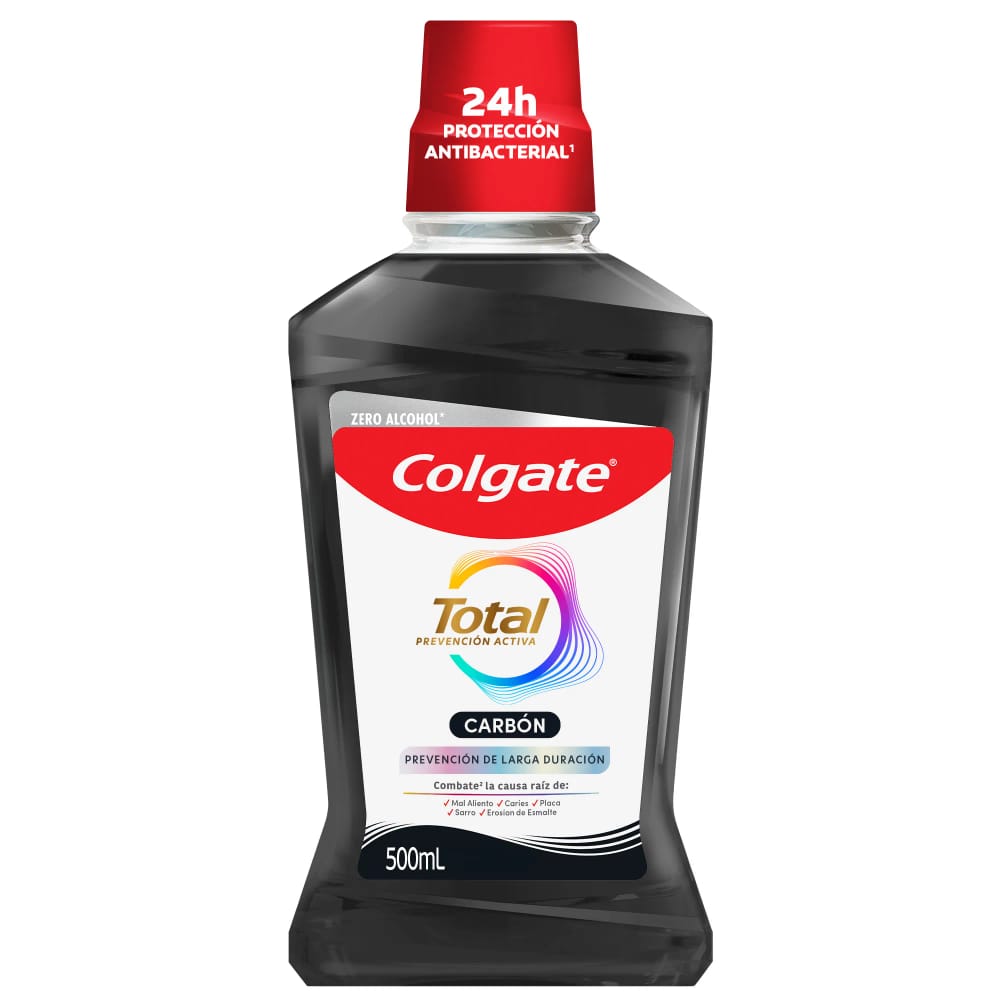 Enjuague Bucal COLGATE Total Carbón 500ml