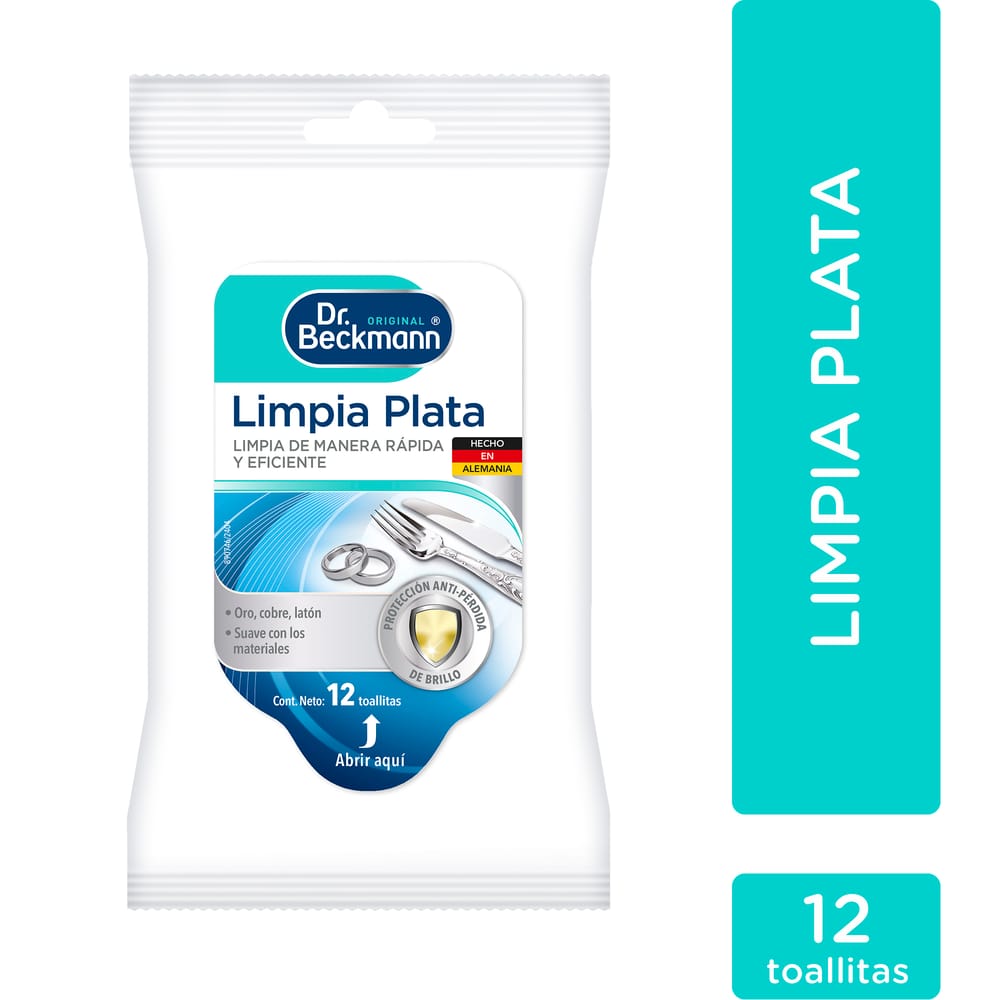 Limpia Plata DR.BECKMANN Original Empaque 12un