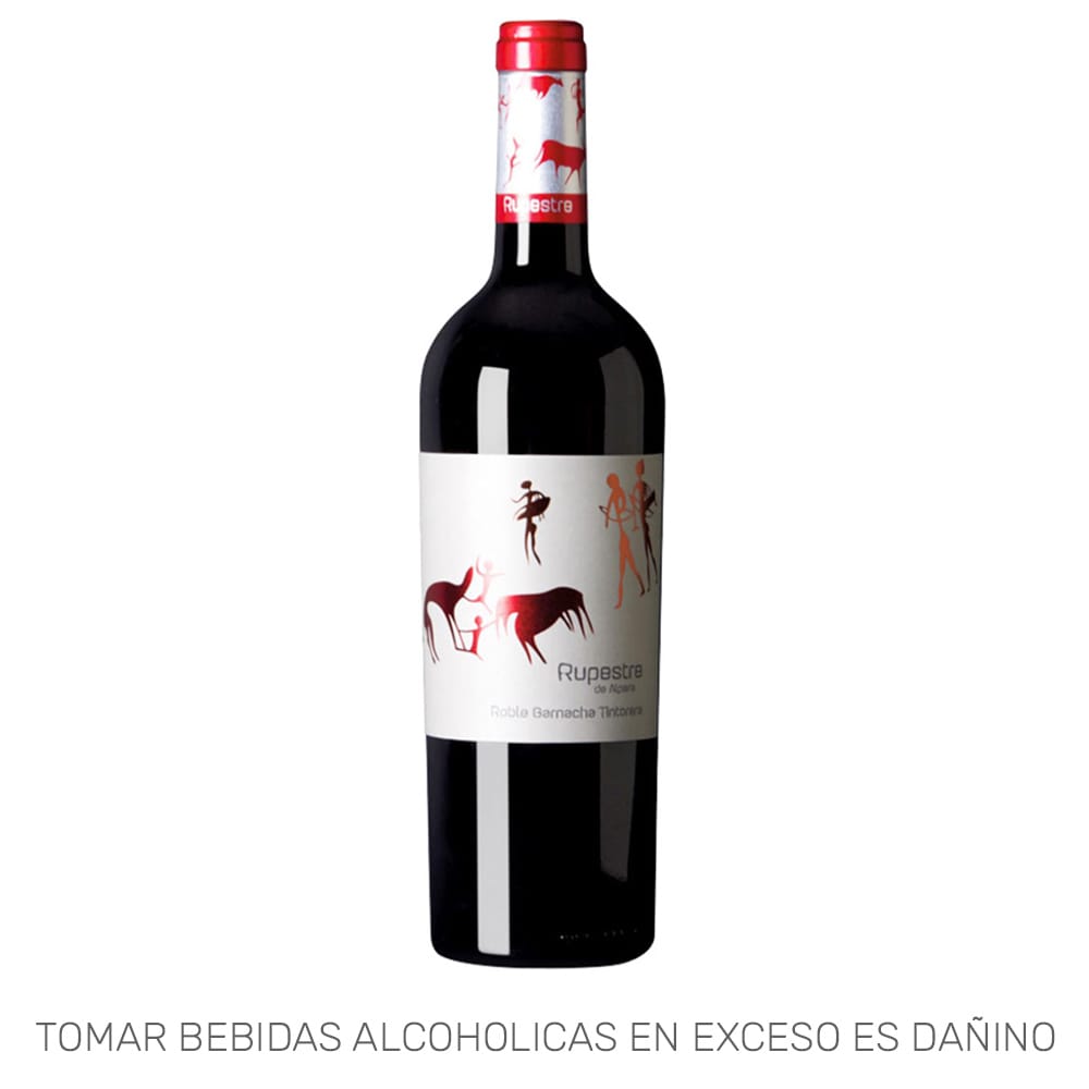 Vino SANTA CRUZ de Alpera Roble Garnacha Tintorera Botella 750ml