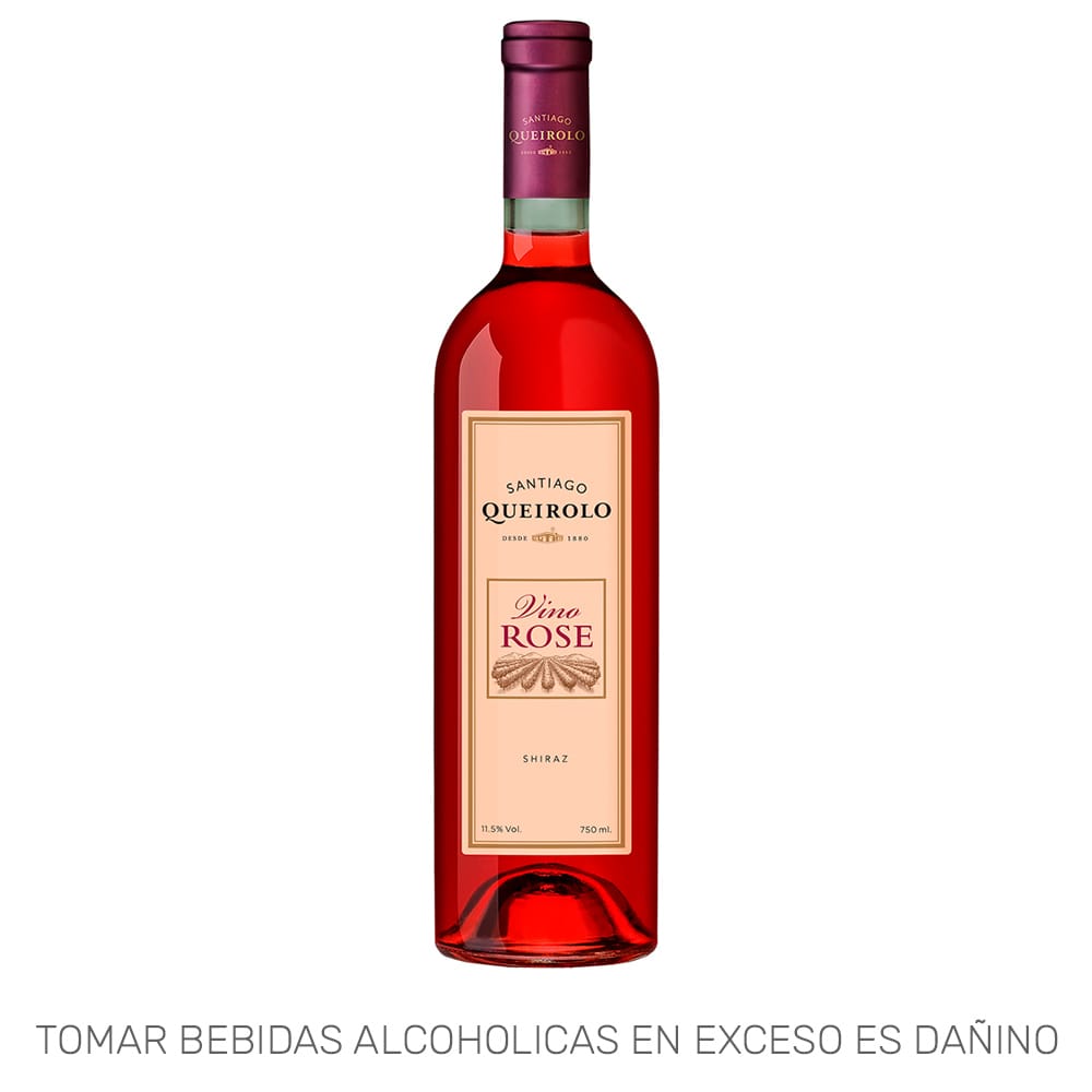 Vino Rosé SANTIAGO QUEIROLO Botella 750ml