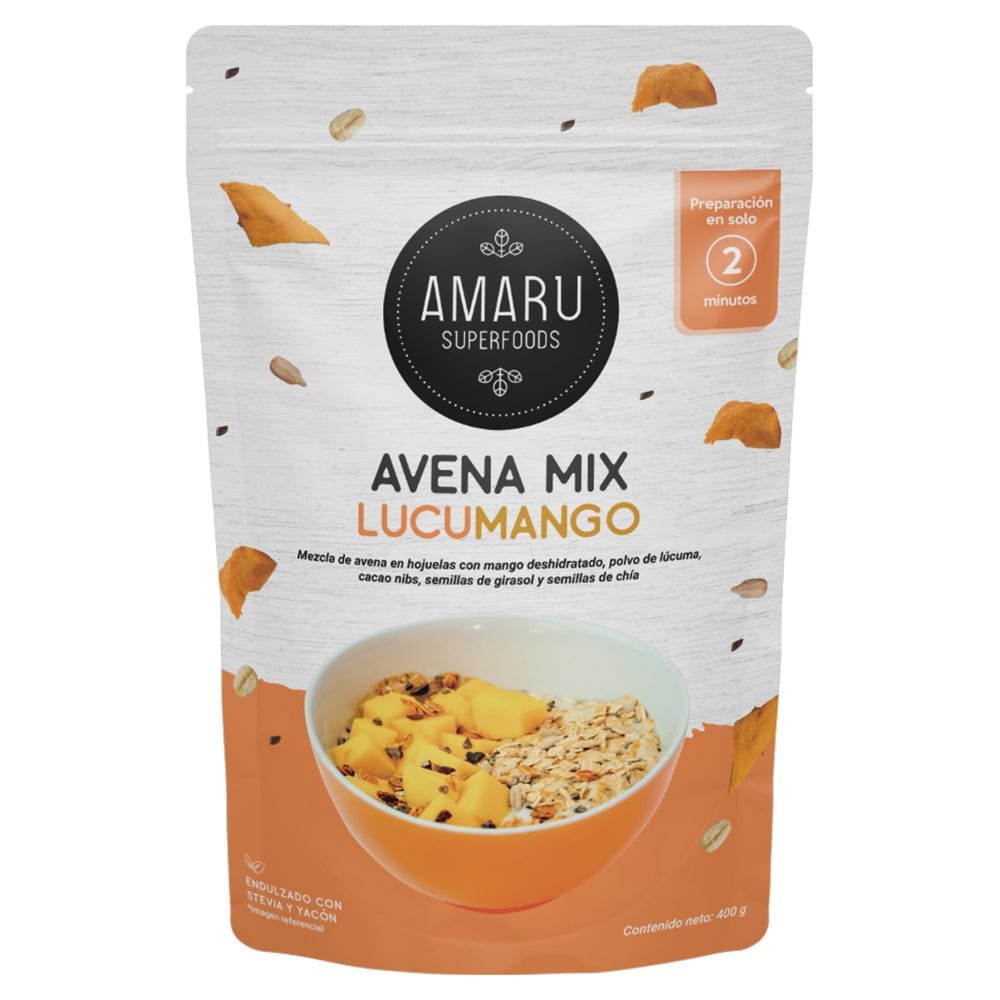 Avena Mix AMARU FOODS Lucumango Doypack 400g