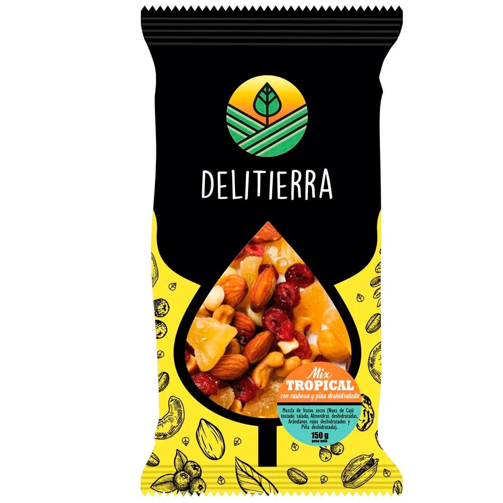 Mix DELITIERRA Tropical Bolsa 150g