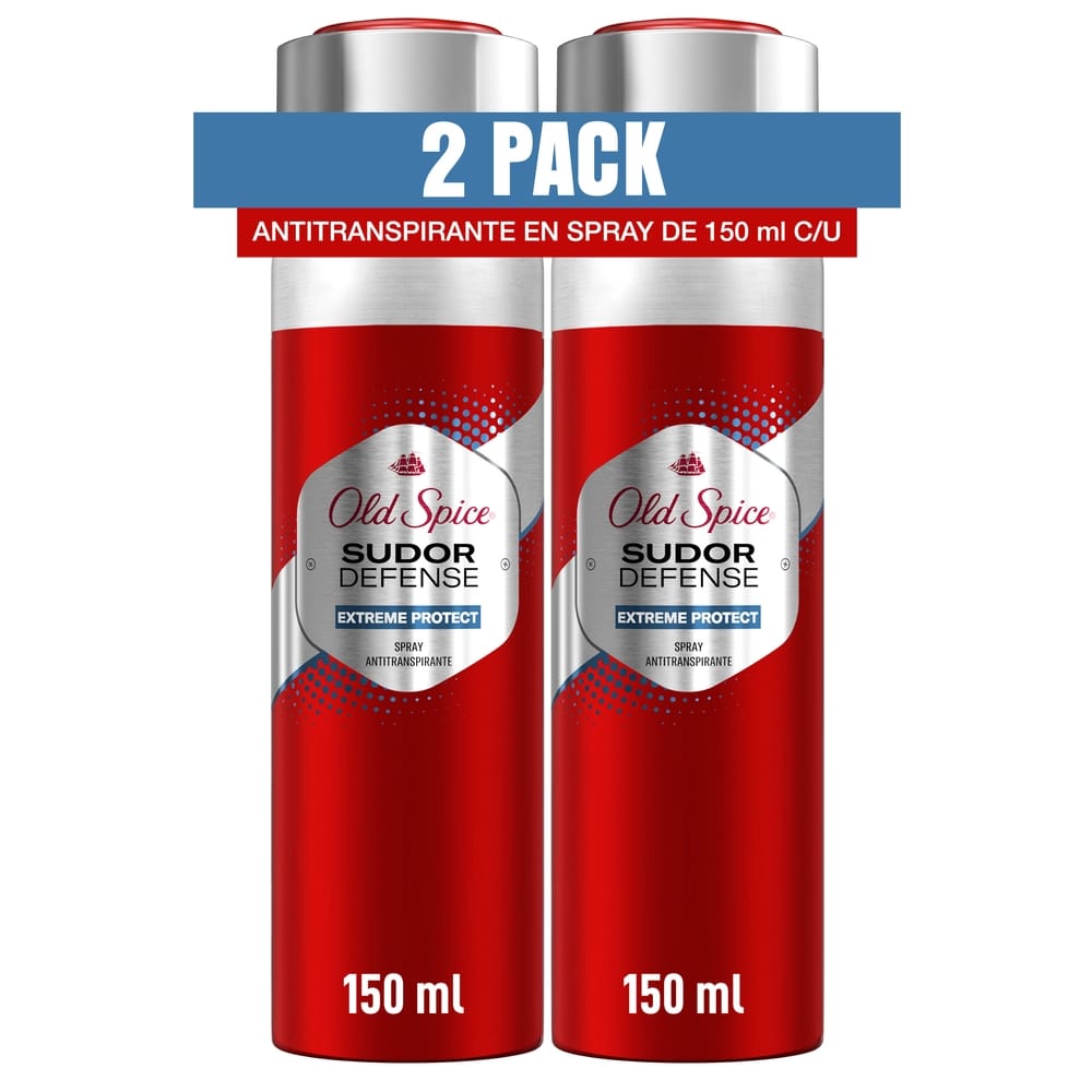 Pack OLD SPICE Desodorante para Hombre en Aerosol Extreme Protect Frasco 93g x 2un