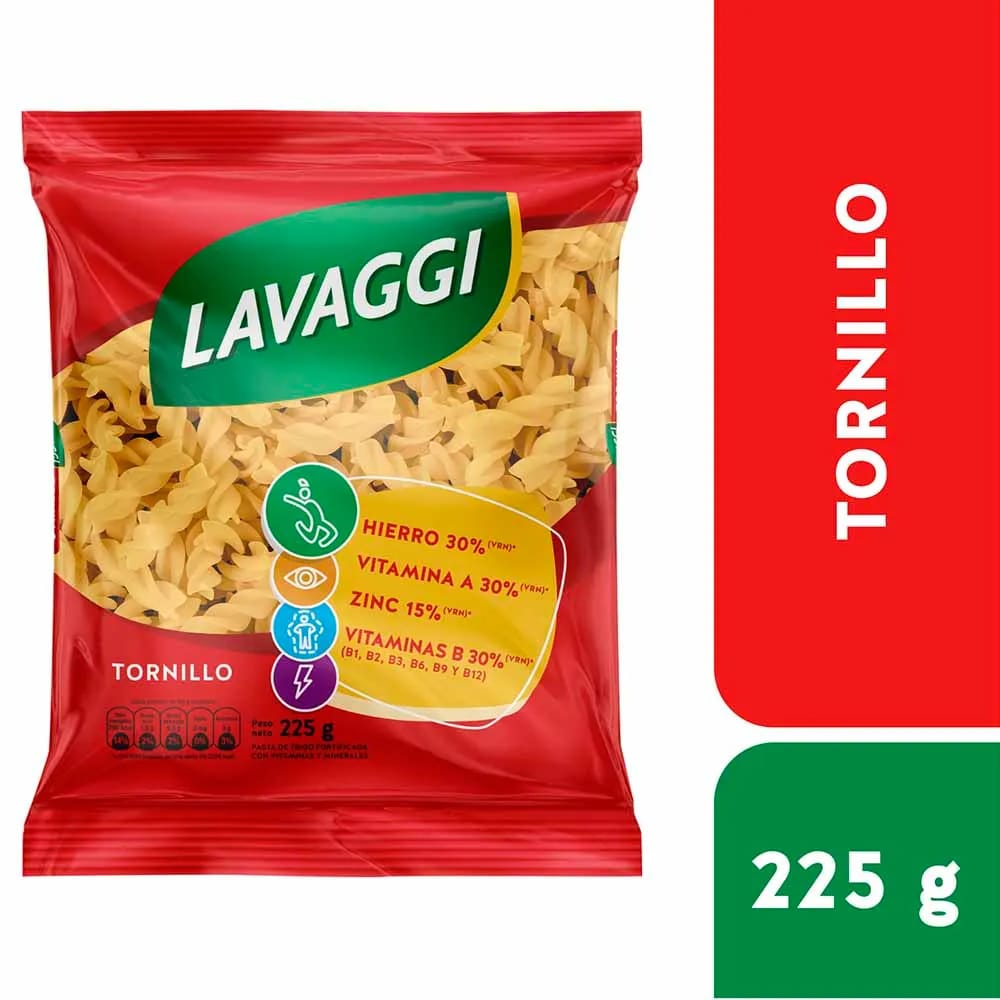 Fideo Tornillo LAVAGGI Bolsa 225g