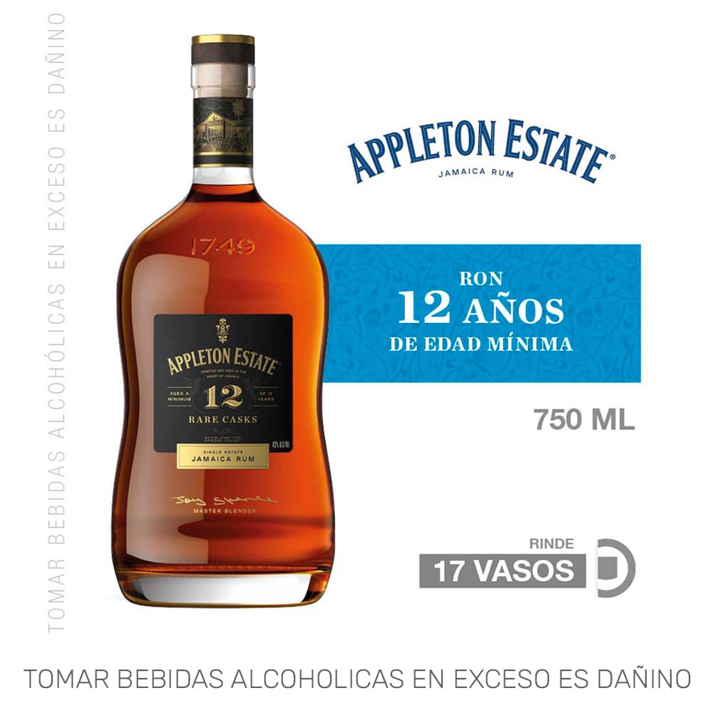 Ron APPLETON Estate Rare Blend 12 Años Botella 750ml