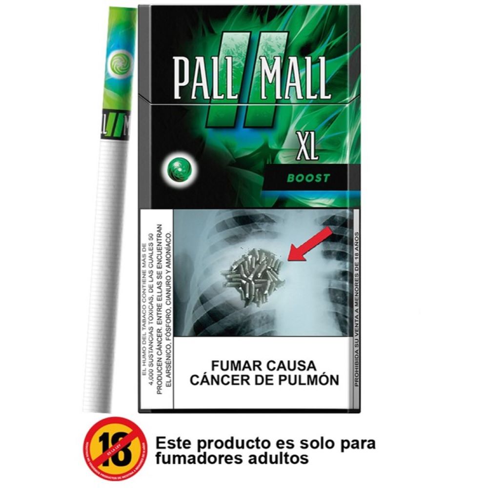 Cigarros PALL MALL Boost XL Caja 20un