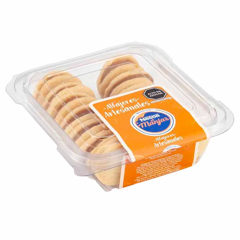 Alfajores Artesanales NESTLÉ Bandeja 14un