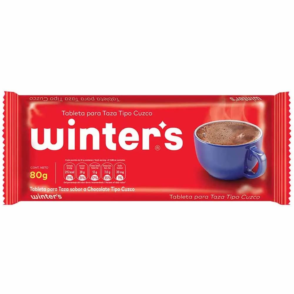 Chocolate para Taza WINTER'S Bolsa 80g