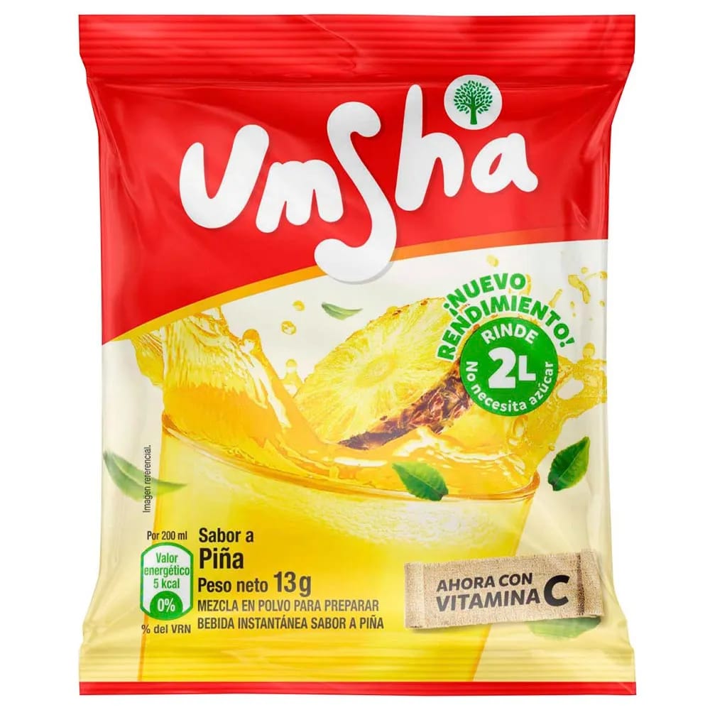 Refresco UMSHA Piña Bolsa 13g