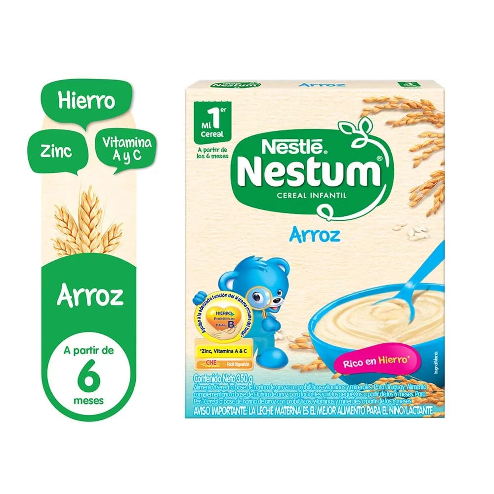Cereal Infantil NESTUM Arroz Caja 350g