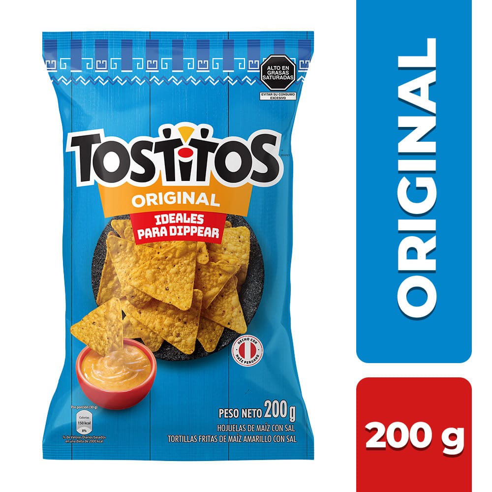 Nachos TOSTITOS Original Sal Bolsa 200g