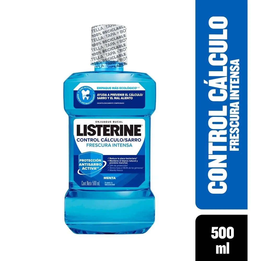 Enjuague Bucal LISTERINE Control Calculo Frasco 500ml