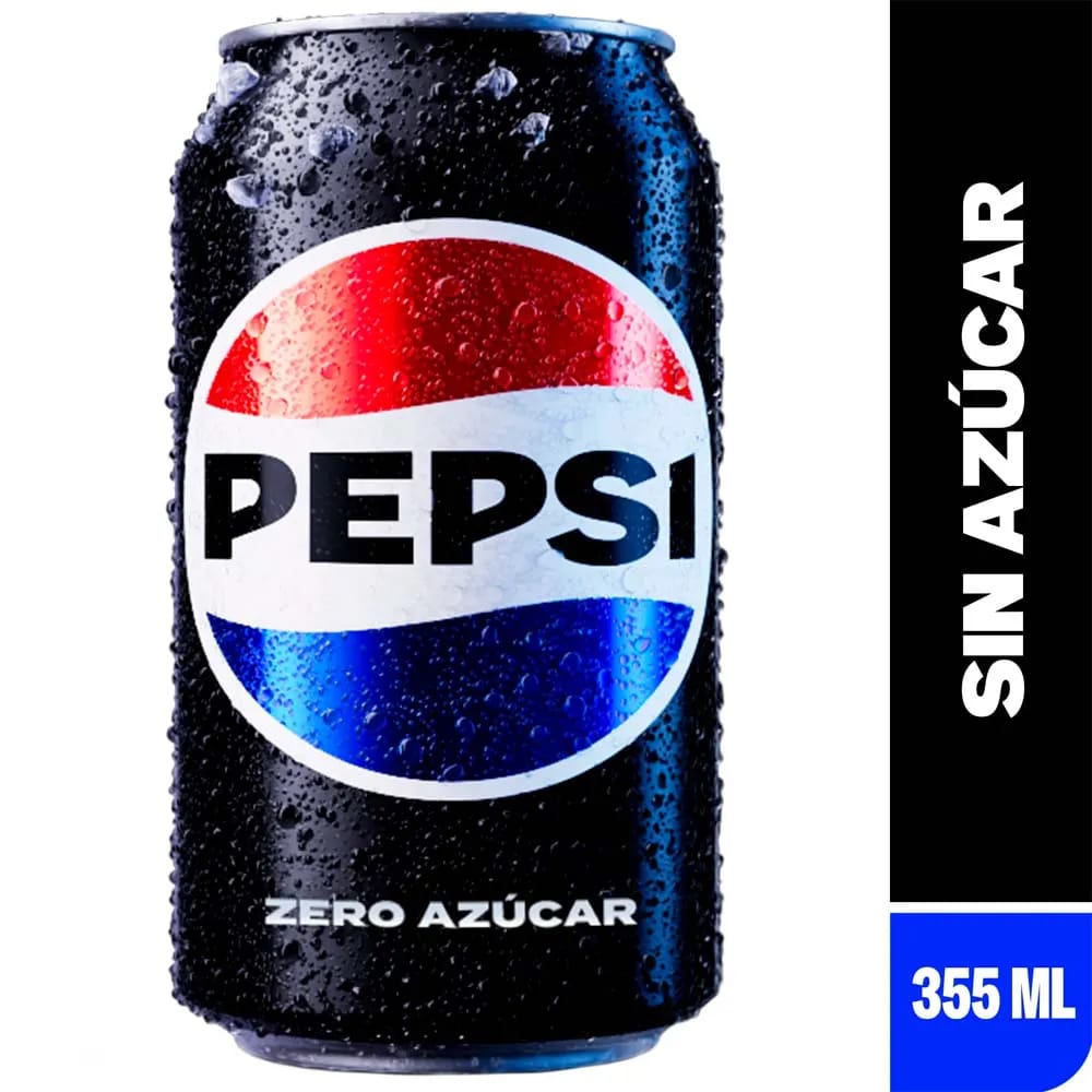 Gaseosa PEPSI Cola Black Lata 355ml