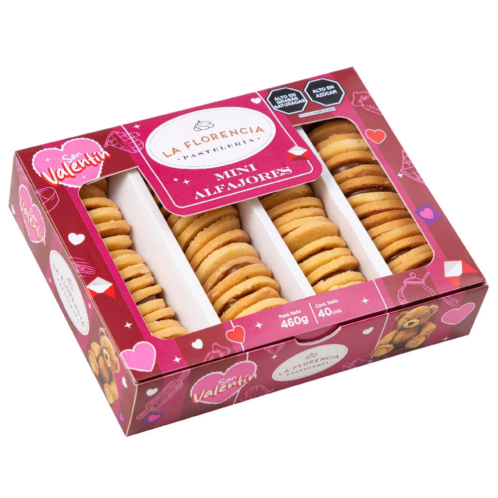 Mini Alfajores LA FLORENCIA Bandeja 40un