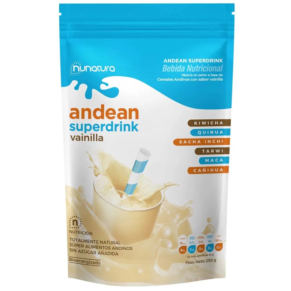 Fortificante NUNATURA Sabor a Vainilla Doypack 250g