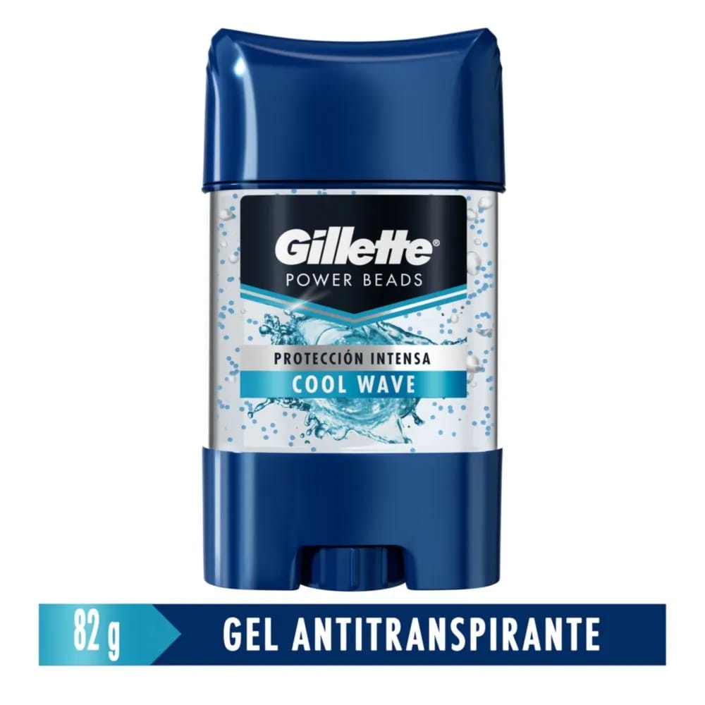 Gel Antitranspirante GILLETTE Active Fresh Cool Wave 82g